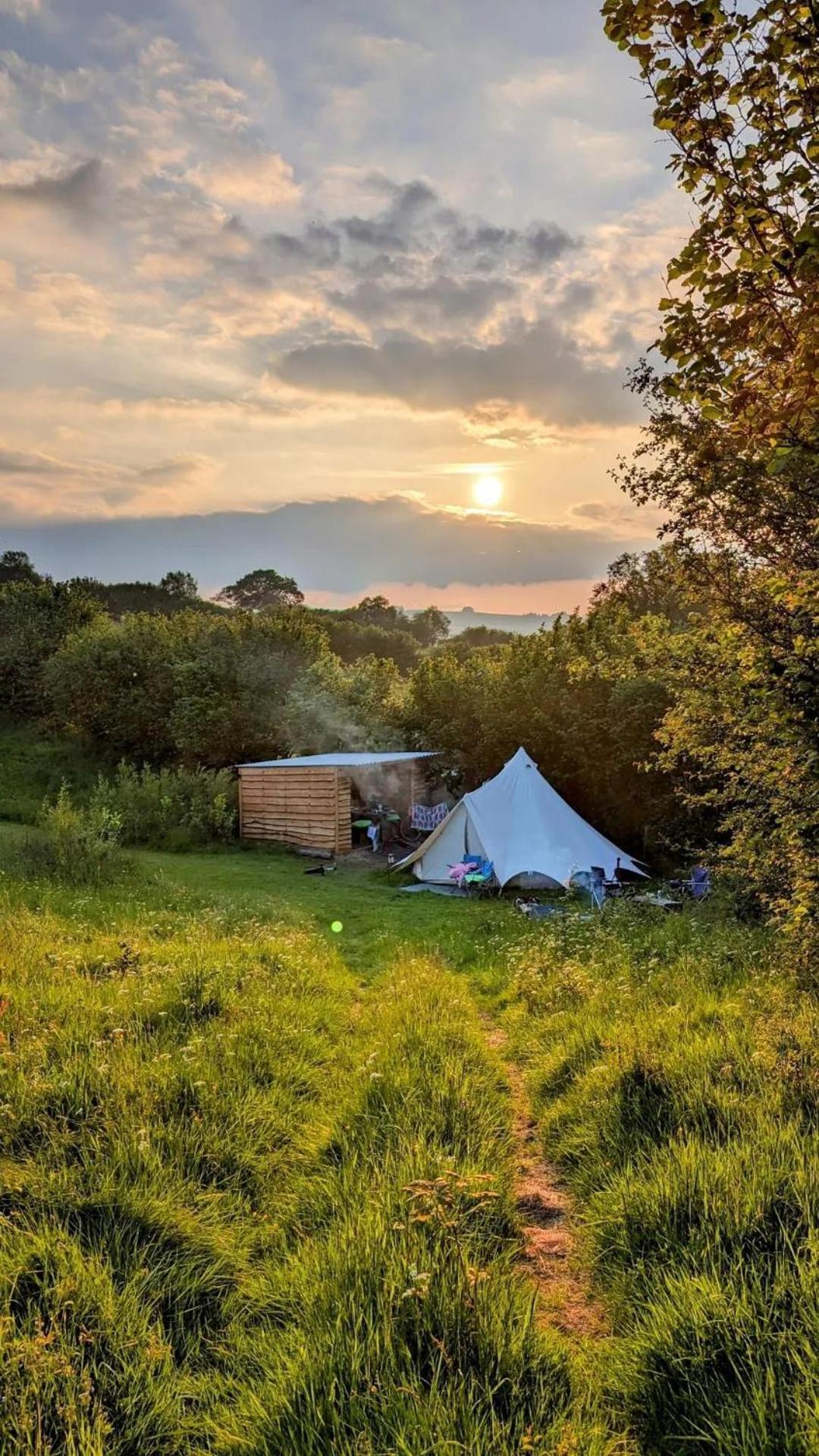 Tente de luxe Daisy Bell Tent At Belan Bluebell Woods Llanidloes